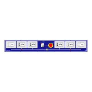 Il Canale elettrificato è una soluzione professionale progettata per l’alimentazione elettrica e la distribuzione dati nelle postazioni di lavoro e di studio. La configurazione integra un interruttore magnetotermico differenziale bipolare da 16A con protezione 30 mA, un pulsante di emergenza, un sistema di consenso tramite interruttore a chiave con teleruttore e una spia luminosa di presenza rete.