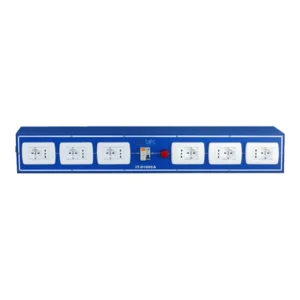 Canale Elettrificato • Interruttore magnetotermico differenziale bipolare In 16A / Idn 30 mA; • 6 prese schuko 10/16A + 6 prese italiane 10/16A; • Spia rossa presenza rete.